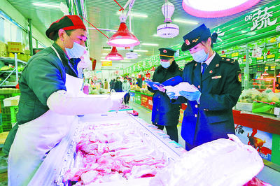 安次区开展市场检查 护航食品安全